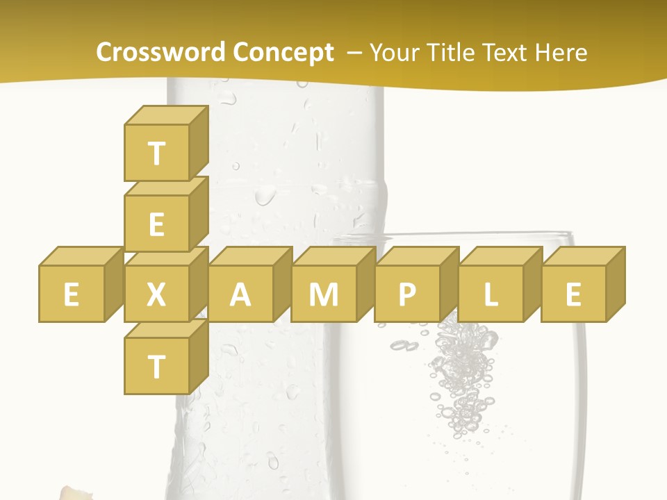 Ripple Orange Water PowerPoint Template