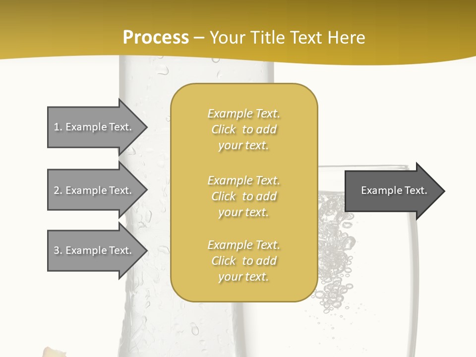 Ripple Orange Water PowerPoint Template