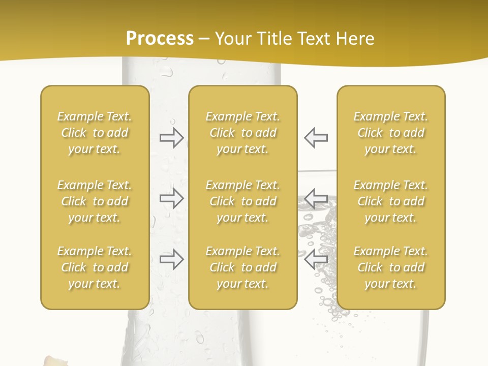 Ripple Orange Water PowerPoint Template