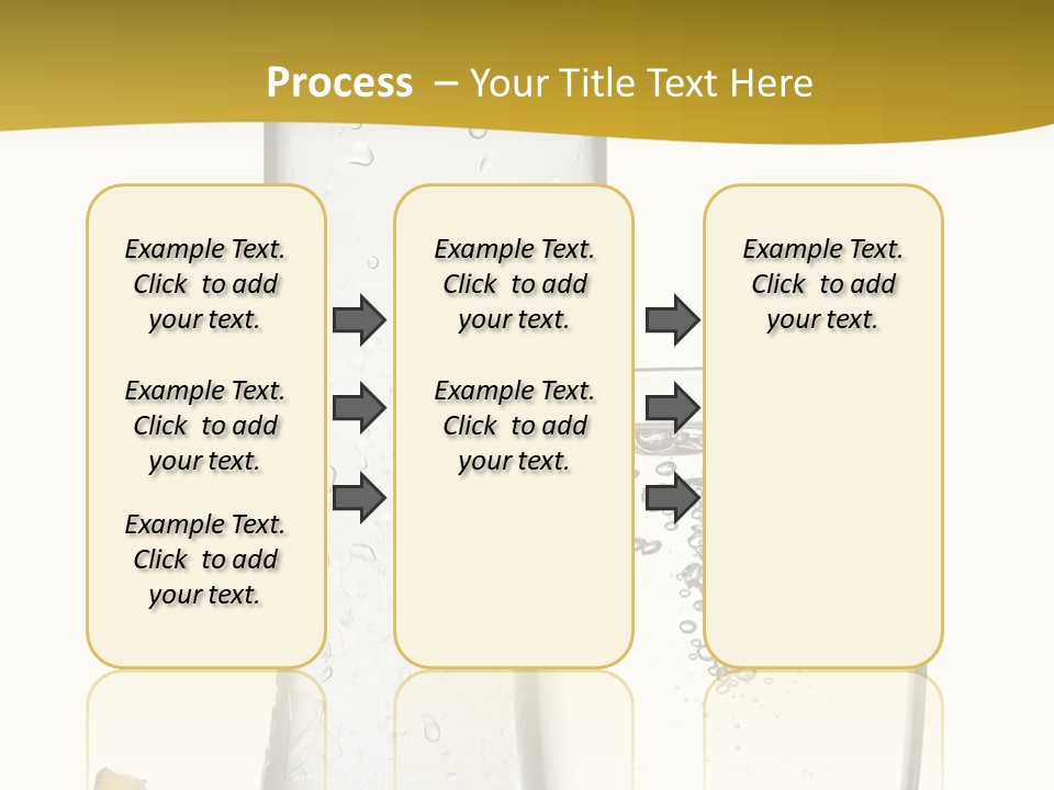 Ripple Orange Water PowerPoint Template
