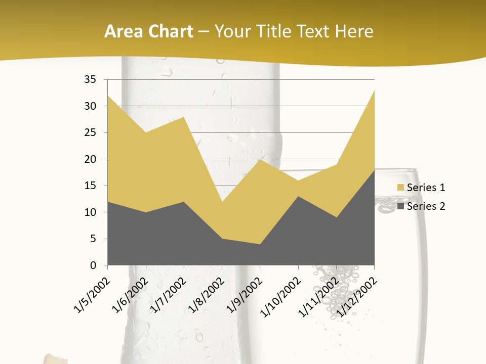 Ripple Orange Water PowerPoint Template
