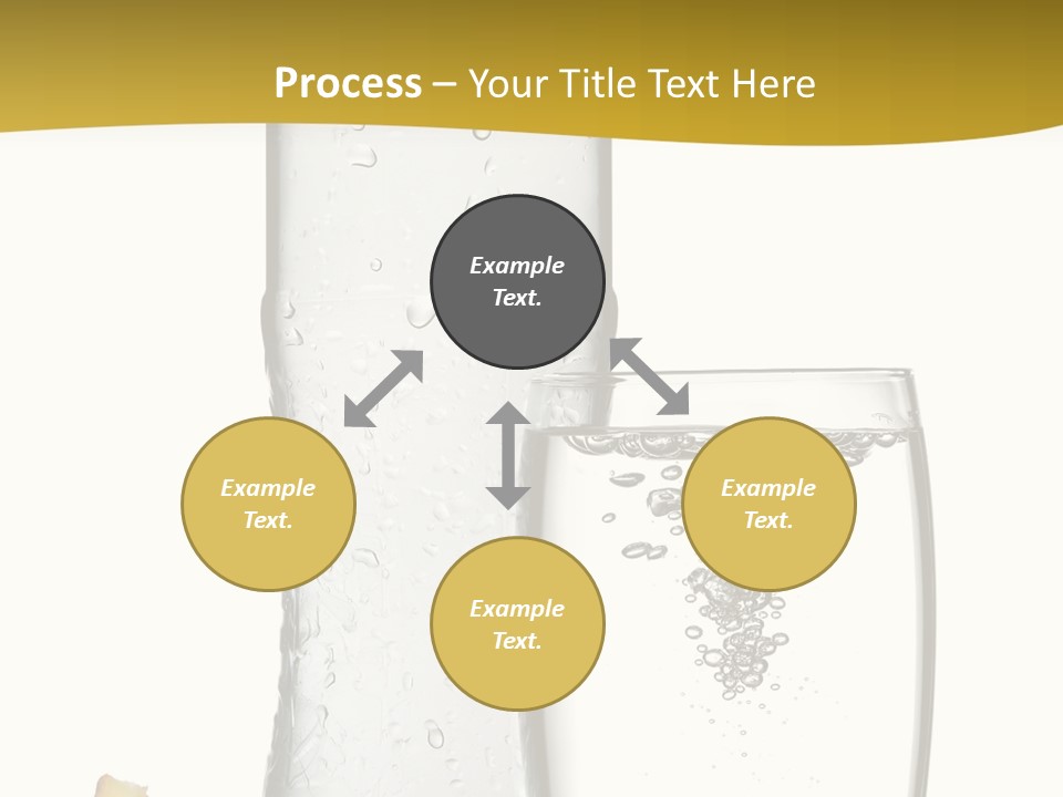 Ripple Orange Water PowerPoint Template