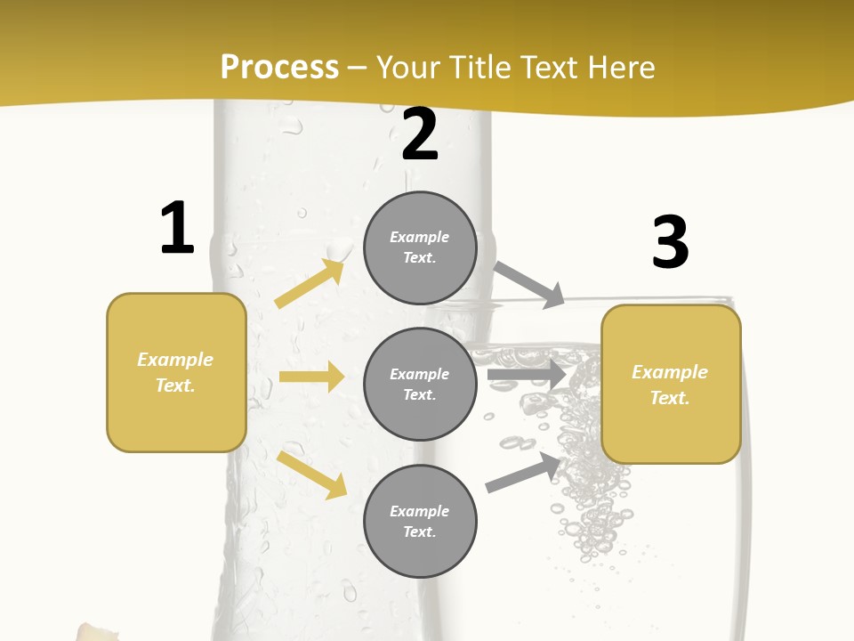 Ripple Orange Water PowerPoint Template