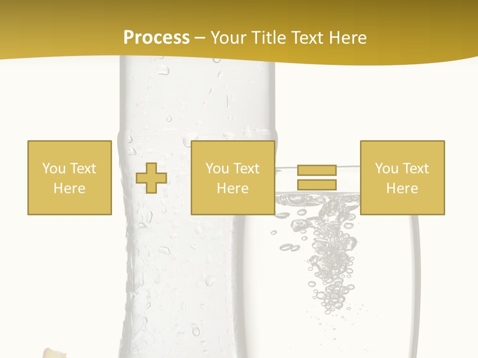 Ripple Orange Water PowerPoint Template