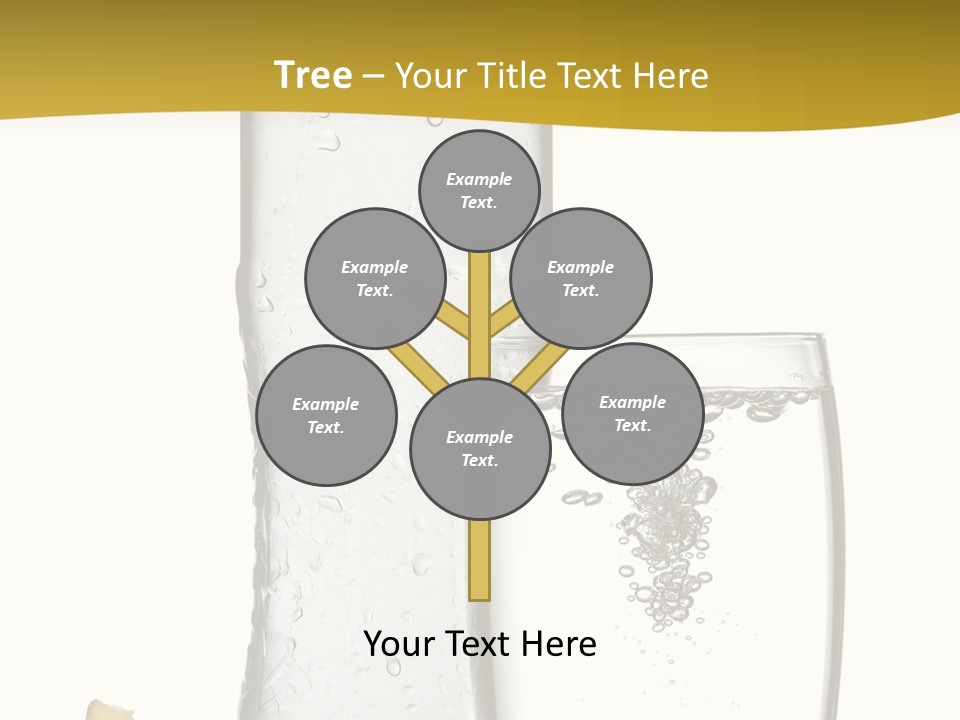 Ripple Orange Water PowerPoint Template