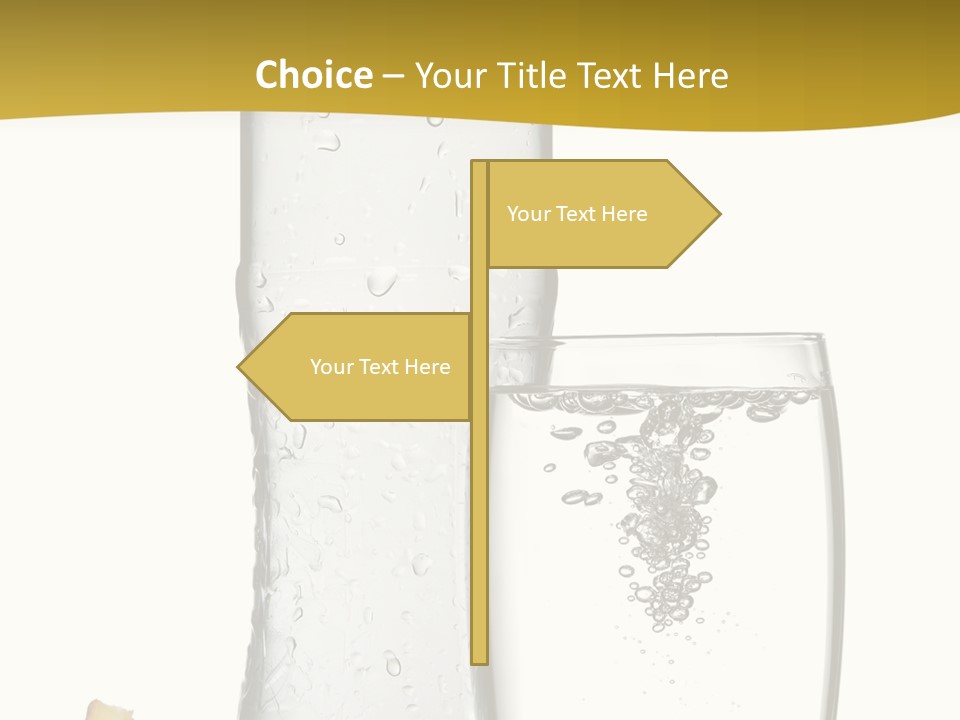 Ripple Orange Water PowerPoint Template