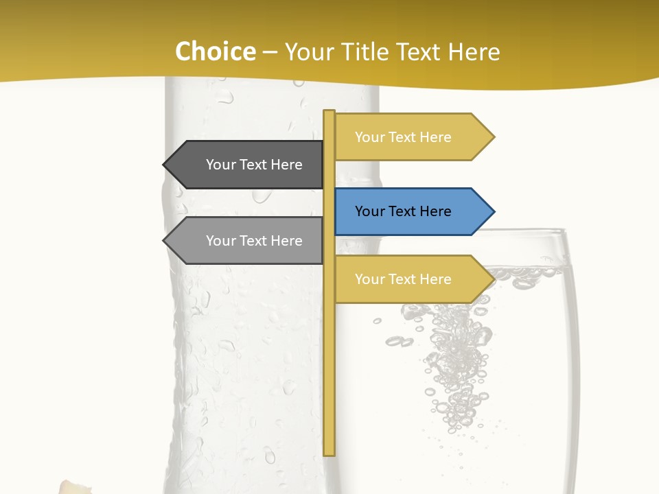 Ripple Orange Water PowerPoint Template