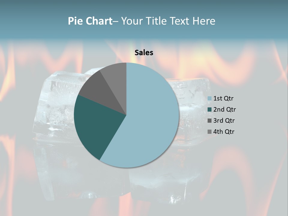 Hot Burning Ice PowerPoint Template