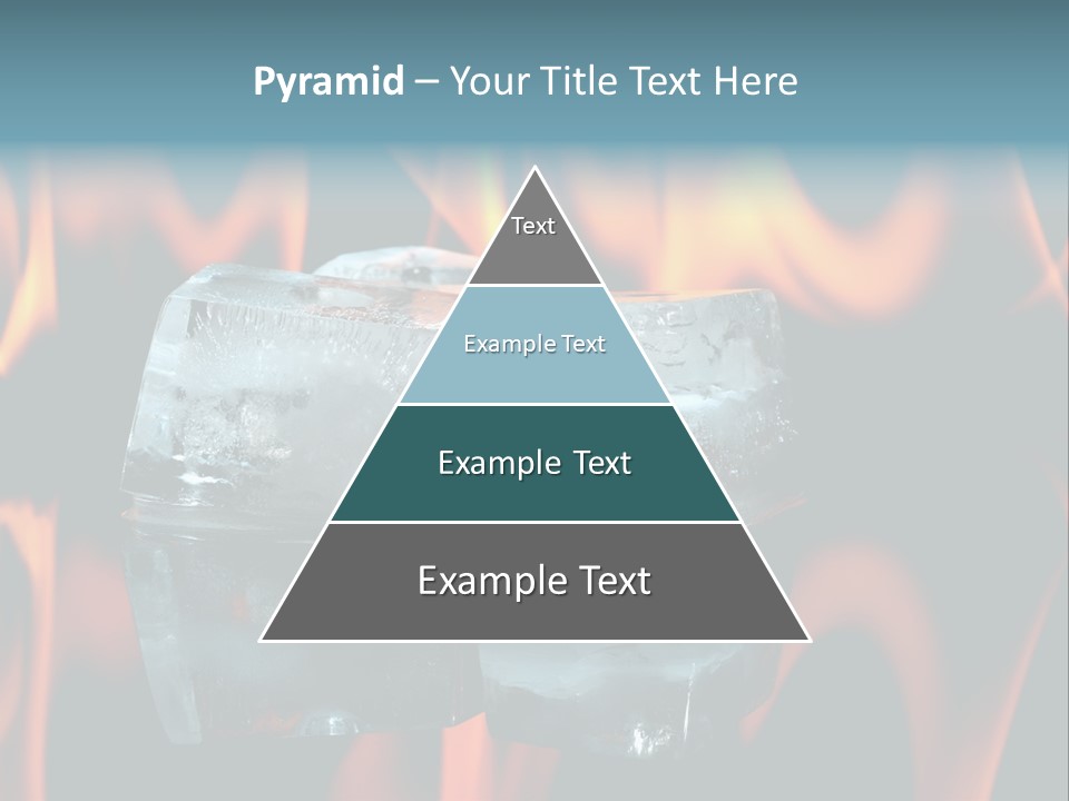 Hot Burning Ice PowerPoint Template