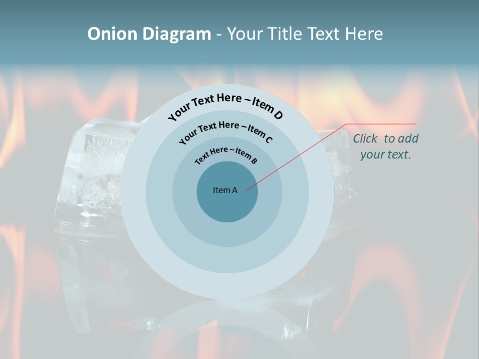Hot Burning Ice PowerPoint Template