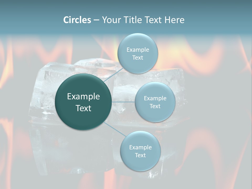 Hot Burning Ice PowerPoint Template