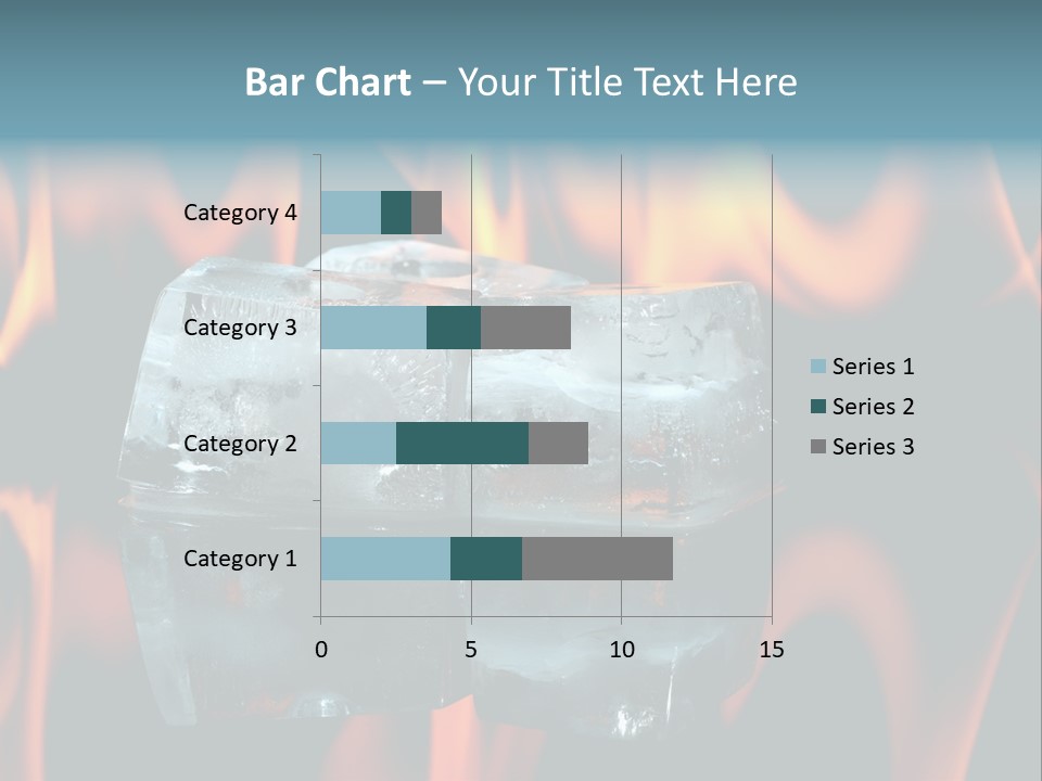 Hot Burning Ice PowerPoint Template