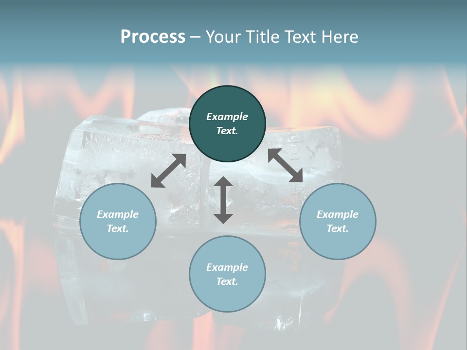 Hot Burning Ice PowerPoint Template
