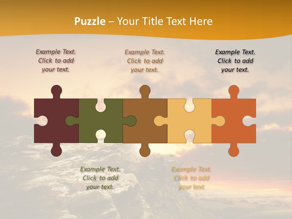 Recreational Pursuit English Culture Scenic PowerPoint Template