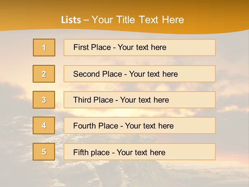 Recreational Pursuit English Culture Scenic PowerPoint Template