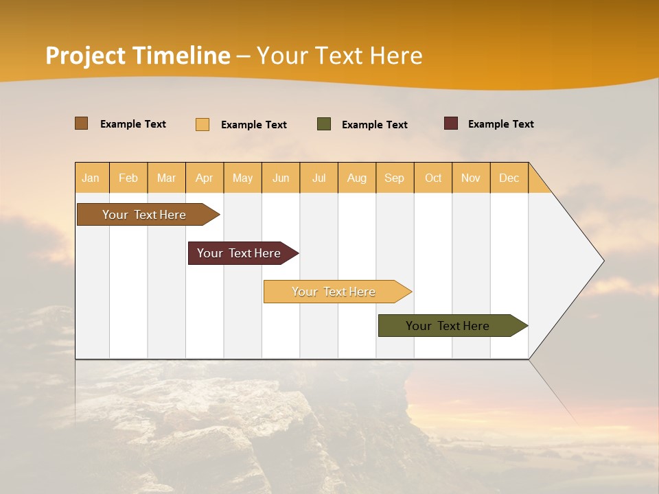 Recreational Pursuit English Culture Scenic PowerPoint Template
