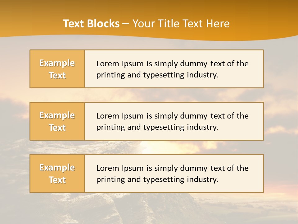 Recreational Pursuit English Culture Scenic PowerPoint Template