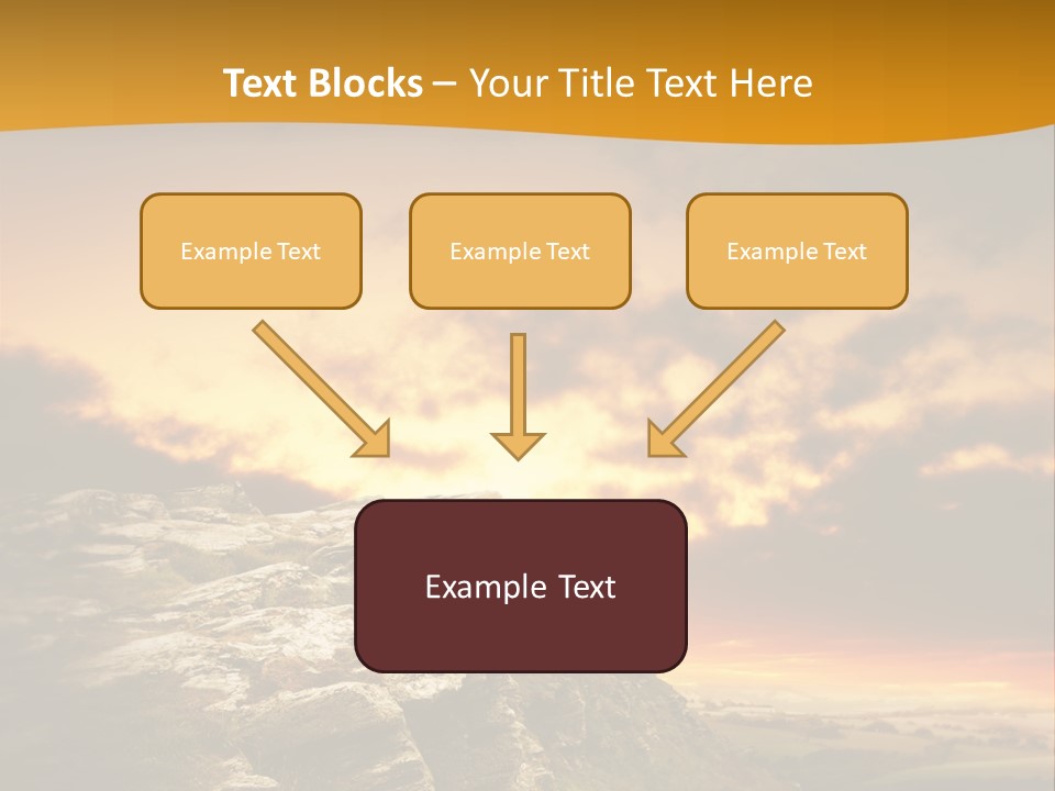Recreational Pursuit English Culture Scenic PowerPoint Template