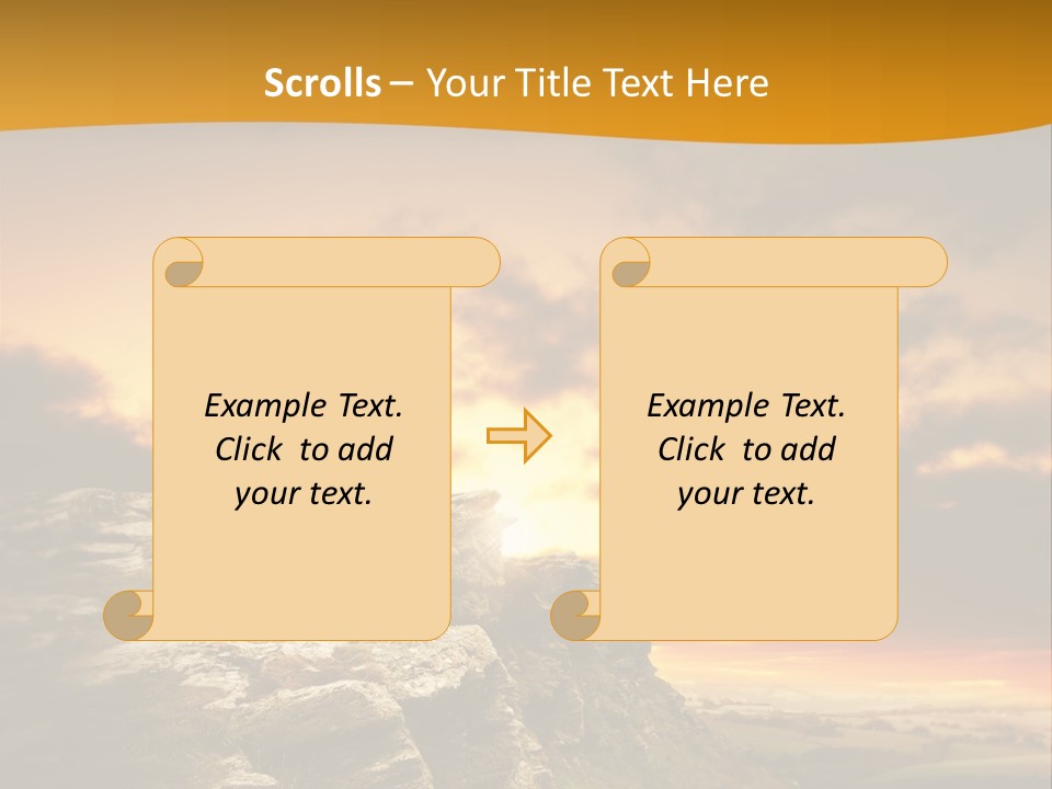 Recreational Pursuit English Culture Scenic PowerPoint Template