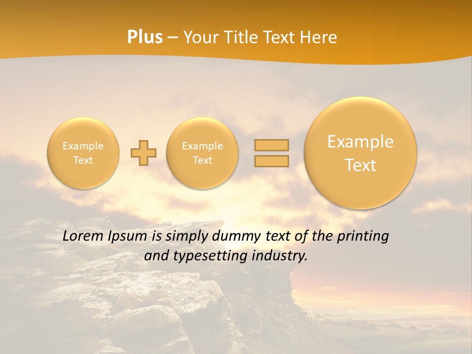 Recreational Pursuit English Culture Scenic PowerPoint Template