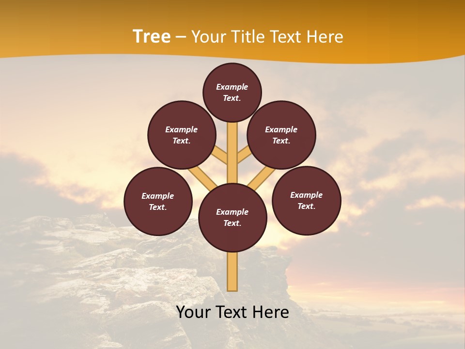 Recreational Pursuit English Culture Scenic PowerPoint Template