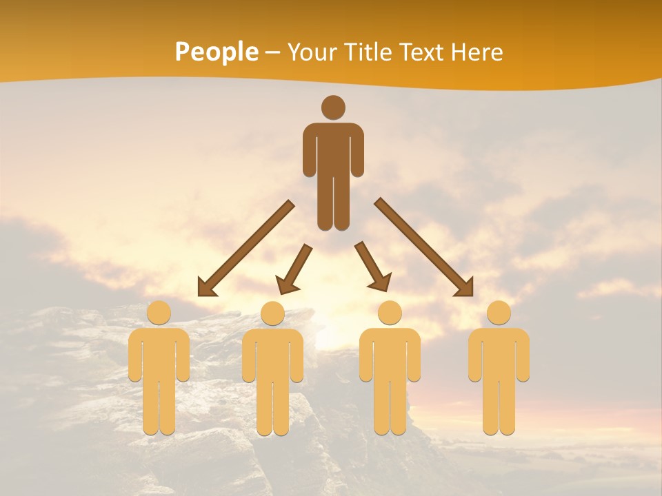 Recreational Pursuit English Culture Scenic PowerPoint Template