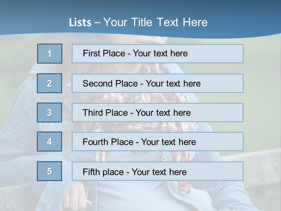 Sitting Pretty Healthy PowerPoint Template
