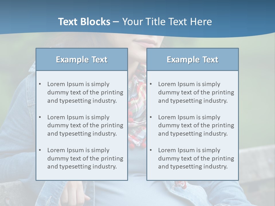 Sitting Pretty Healthy PowerPoint Template