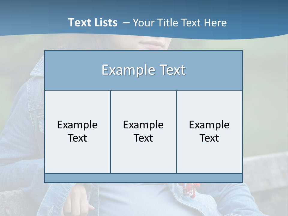 Sitting Pretty Healthy PowerPoint Template