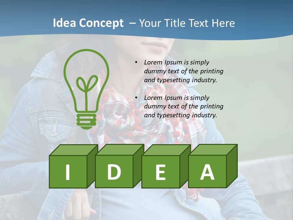 Sitting Pretty Healthy PowerPoint Template