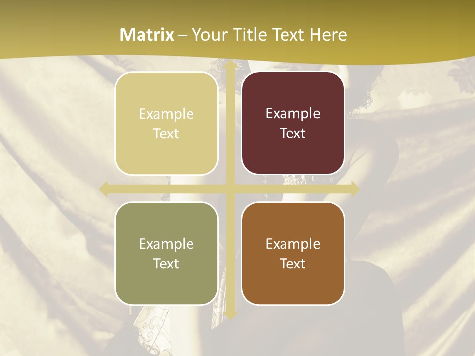 Lady Background Beautiful PowerPoint Template