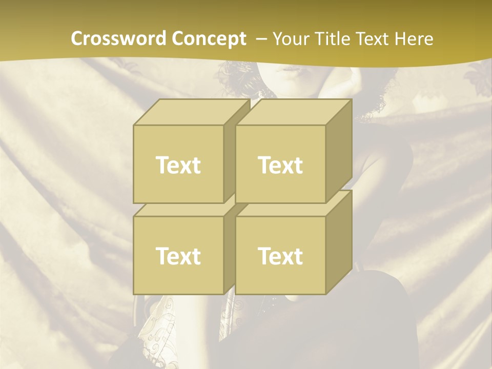 Lady Background Beautiful PowerPoint Template