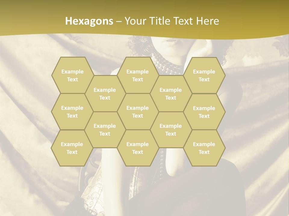 Lady Background Beautiful PowerPoint Template