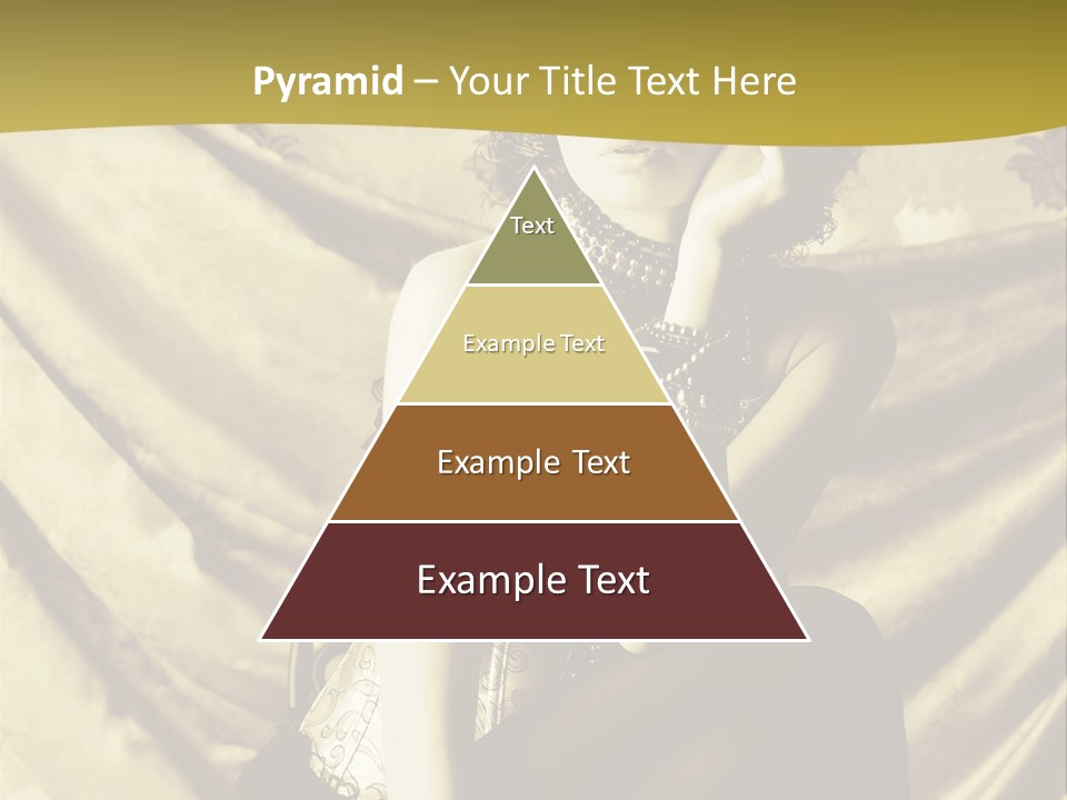 Lady Background Beautiful PowerPoint Template