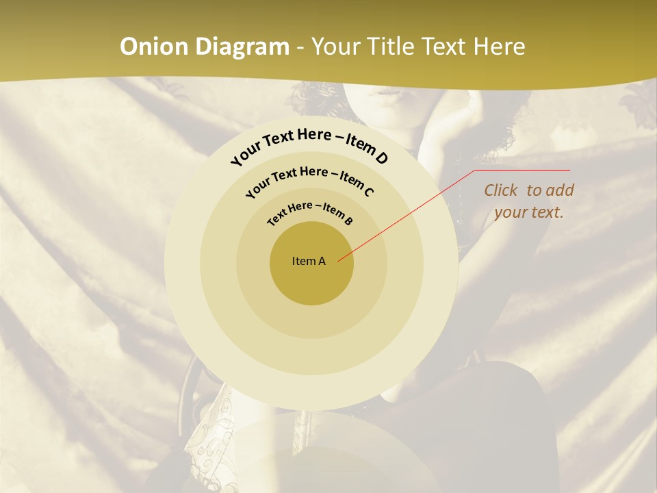 Lady Background Beautiful PowerPoint Template