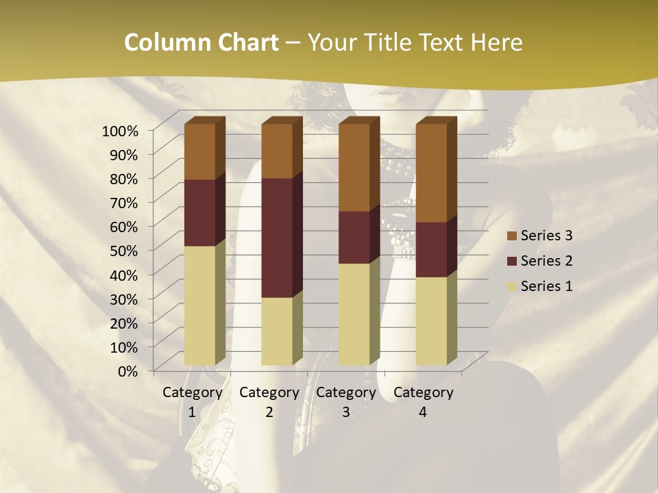 Lady Background Beautiful PowerPoint Template