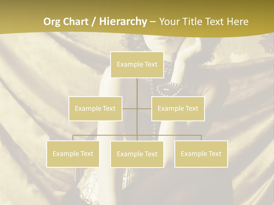 Lady Background Beautiful PowerPoint Template