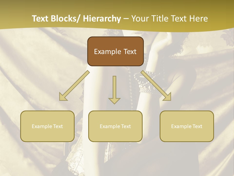 Lady Background Beautiful PowerPoint Template