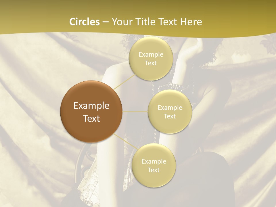 Lady Background Beautiful PowerPoint Template