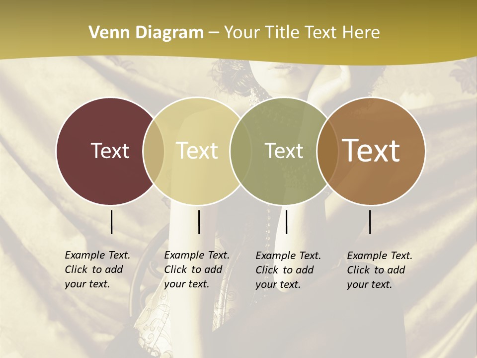 Lady Background Beautiful PowerPoint Template