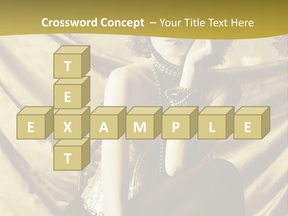 Lady Background Beautiful PowerPoint Template