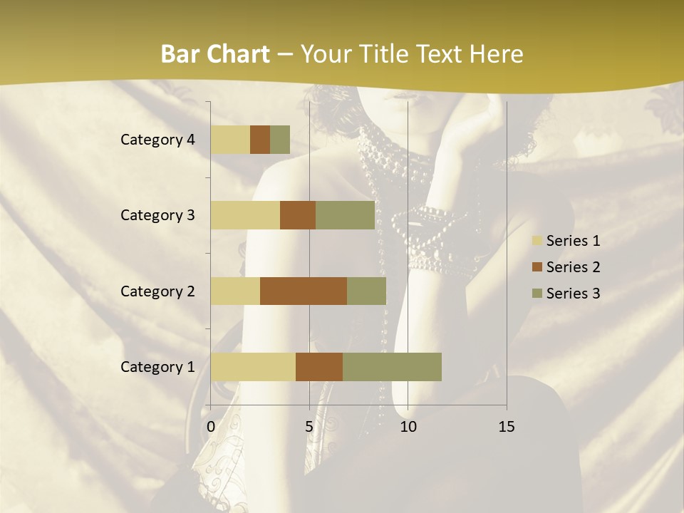 Lady Background Beautiful PowerPoint Template