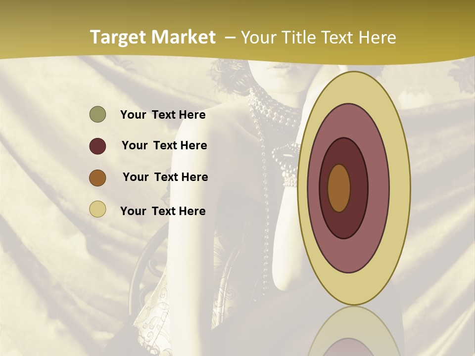 Lady Background Beautiful PowerPoint Template