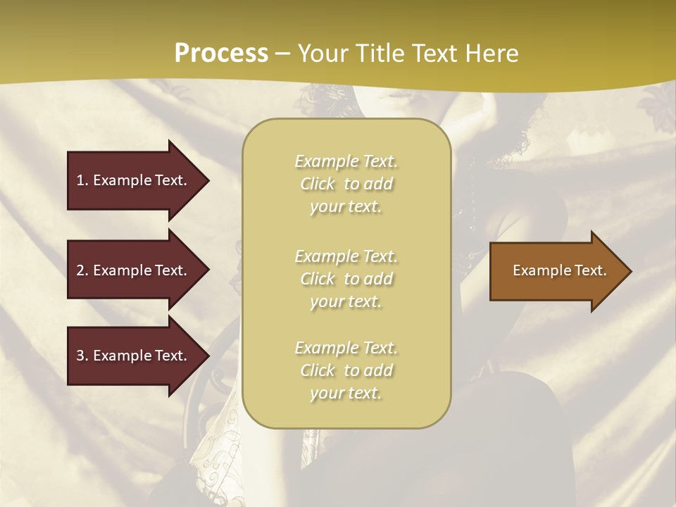 Lady Background Beautiful PowerPoint Template