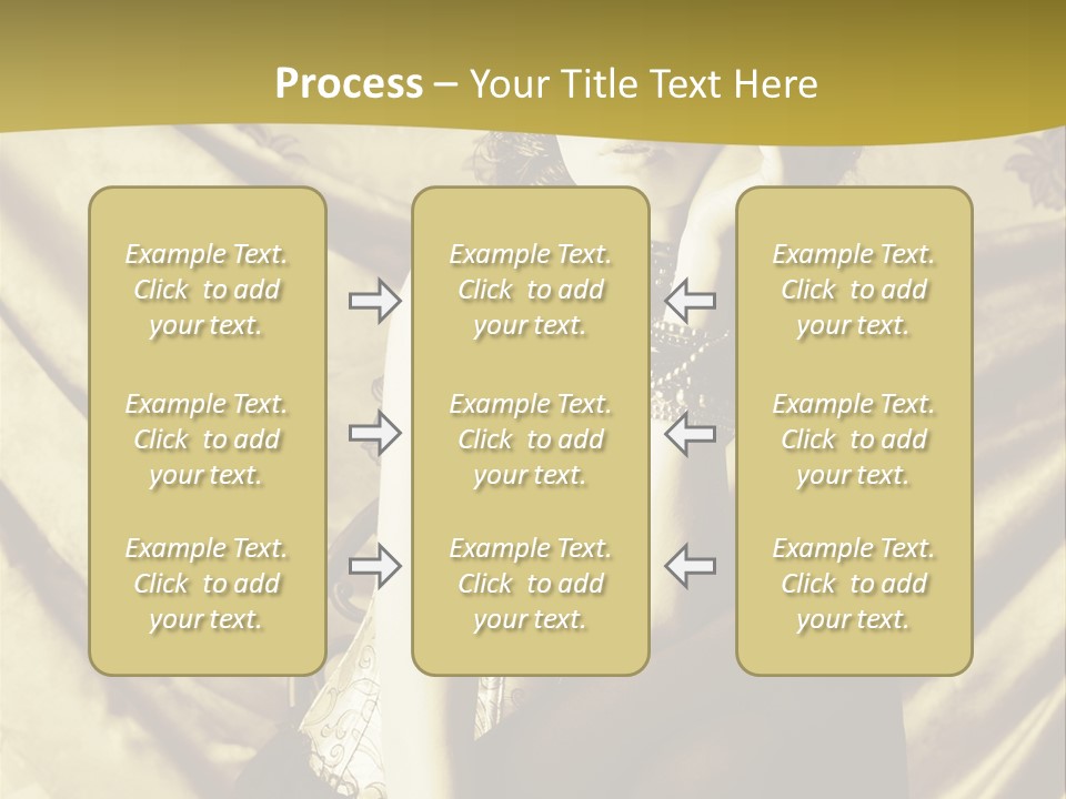 Lady Background Beautiful PowerPoint Template