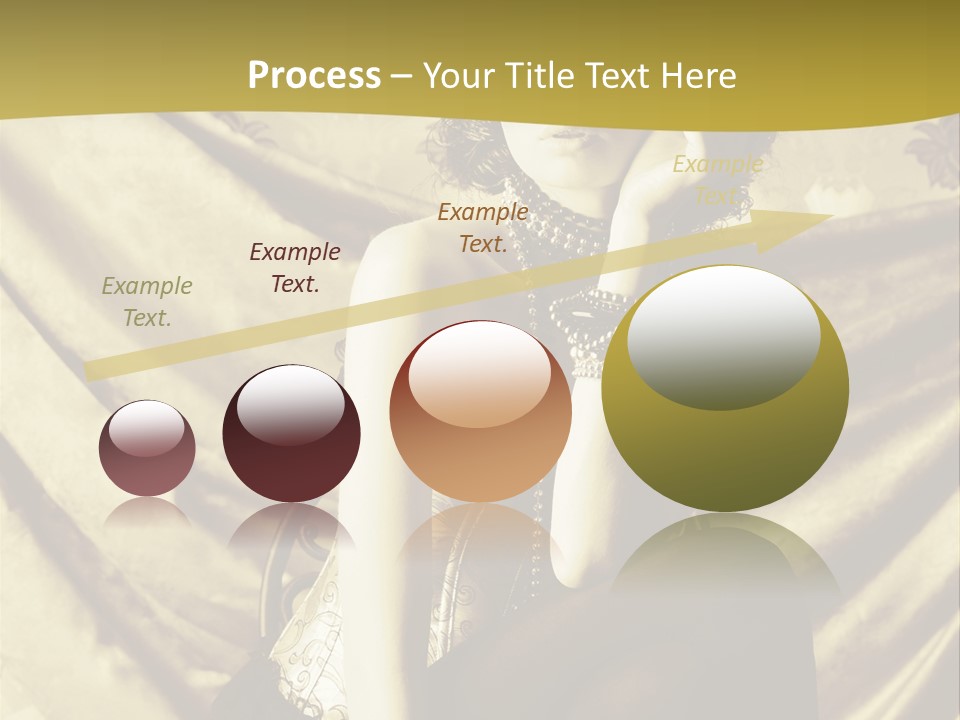 Lady Background Beautiful PowerPoint Template