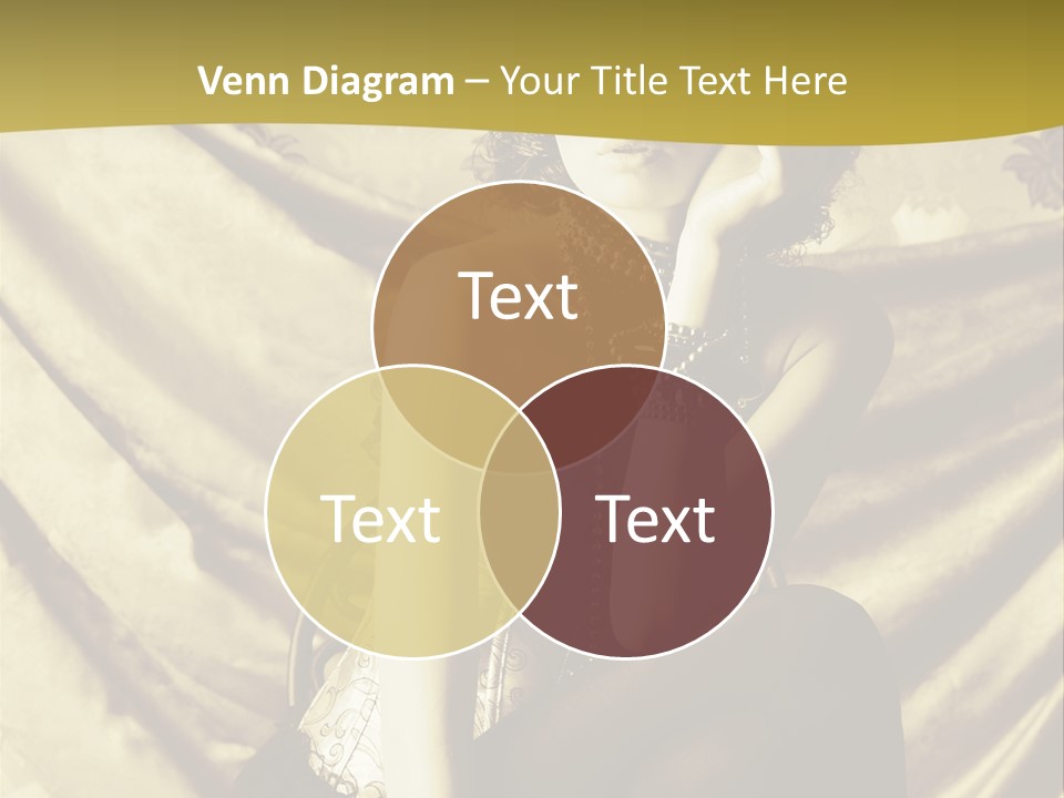 Lady Background Beautiful PowerPoint Template