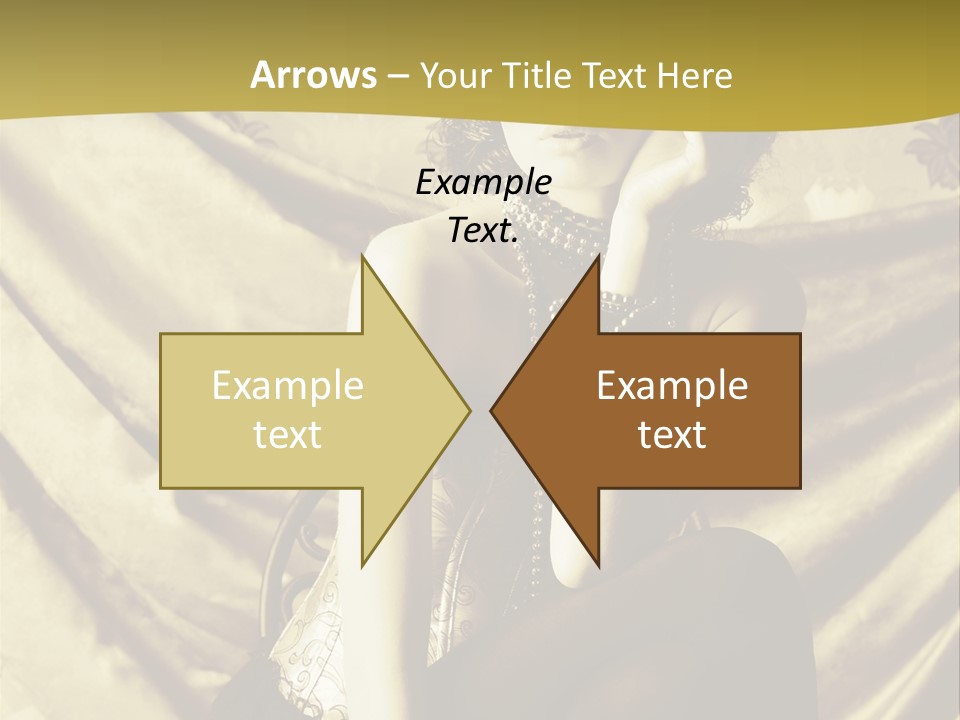 Lady Background Beautiful PowerPoint Template