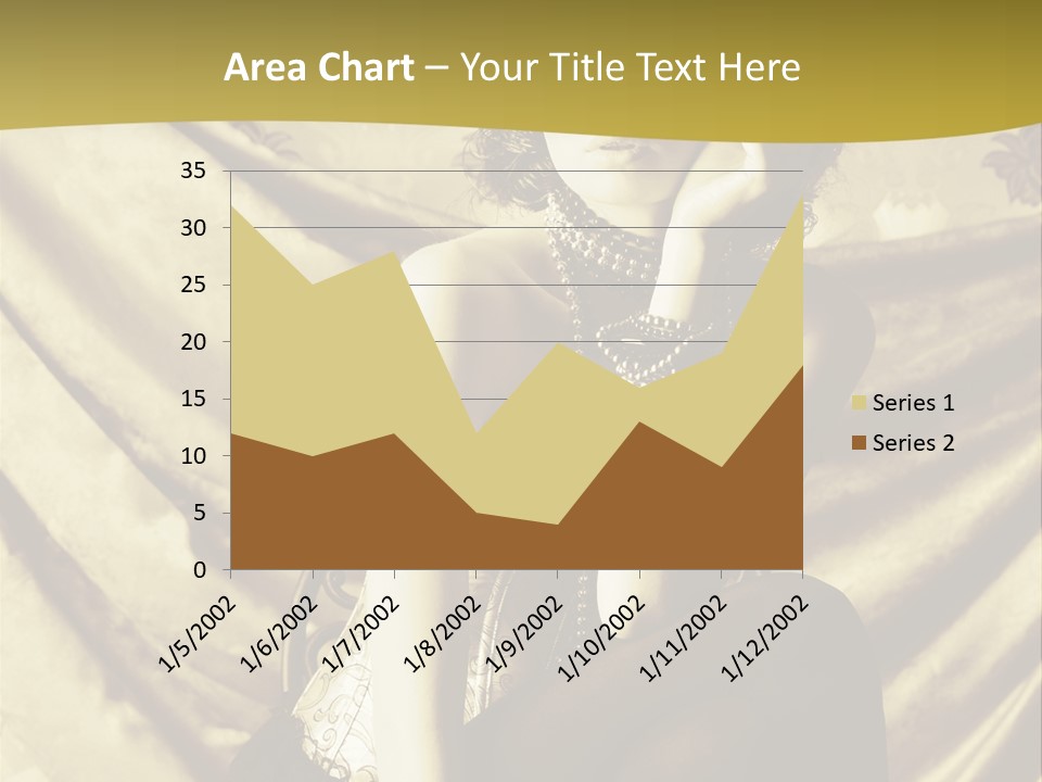 Lady Background Beautiful PowerPoint Template