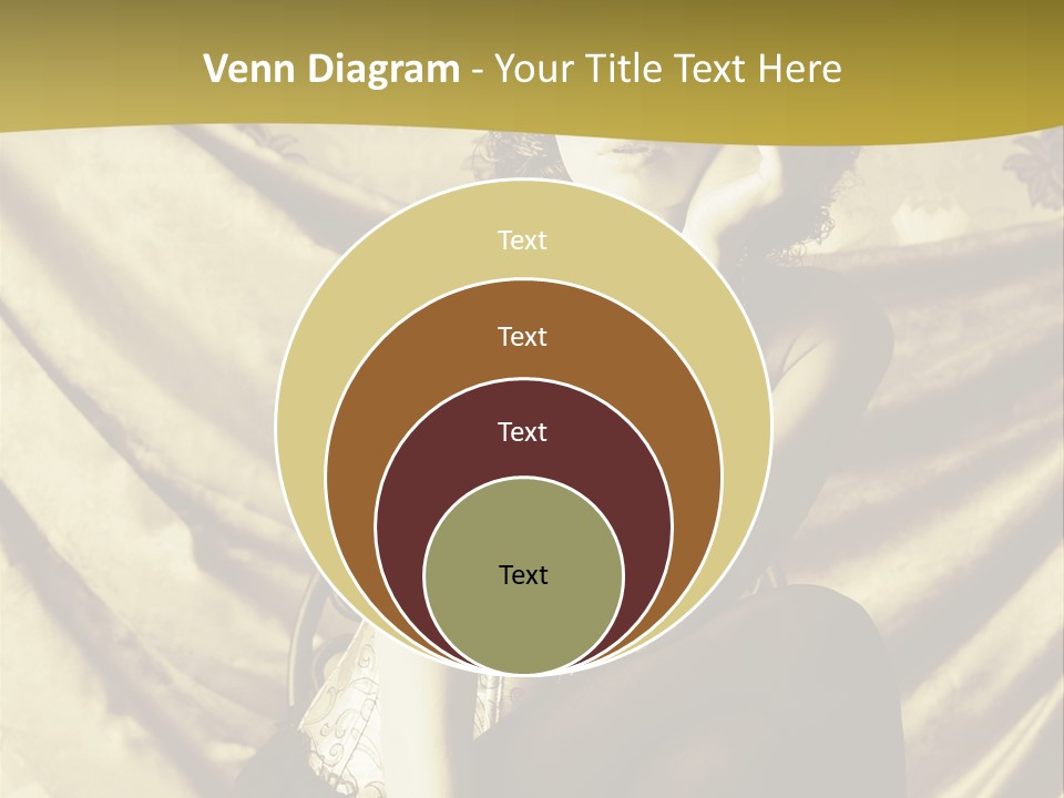 Lady Background Beautiful PowerPoint Template